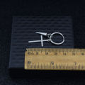 ES Bulletproof boy Park Jimin same style cross pointed cone earrings without pierced ear clips wholesale. 