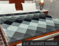 SUPER SOFT HIGH QUALITY DOUBLE BED FLEECE AC BLANKET - 3D Design KING SIZE SUMMER BLANKET - LUXURY FLEECE AC COMFORTER  BY THE ROYAL HOMES. 