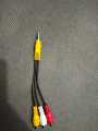 3.5mm AUX Jack Plug Male to 3 RCA Female Adapter Converter Cable. 
