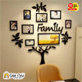 Gift City Presents Family Tree With Photo Frame Modern Wall Art For Gift For Home Décor Living , Bed Room And Offices. 