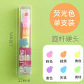 Crayon set day solid jelly highlighter marker creative glitter color pen color marker stationery set. 