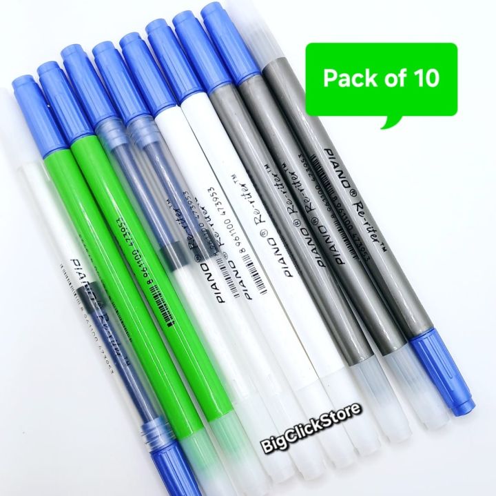 Ink Corrector & Rewriter Pen | Fast-Drying Ink Remover for Smooth Corrections | Dual-Tip Correction Pen for School, Office & Professionals | Erasable Ink Eraser for Fountain & Ballpoint Pens | Smudge-Free & Precise Writing