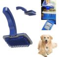 Pet Grooming Brush With Pushable Button For Cats & Dogs. 