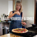 Pizza Baking Tray for Ovens-Non-Stick, Stain-Free Pots for Gas, Barbecue and Barbecue-Kitchen Accessories 12inch. 