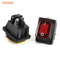 risingmp/// Waterproof 4 Pin 12V LED Rocker Toggle Switch Momentary Car Boat Marine On-off. 