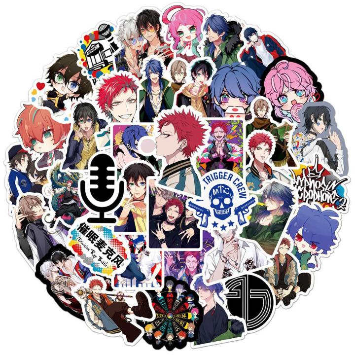 10/50pcs/pack Hypnosis-Mic Graffiti Stickers For Notebook Motorcycle Skateboard Computer Mobile Phone Decal
