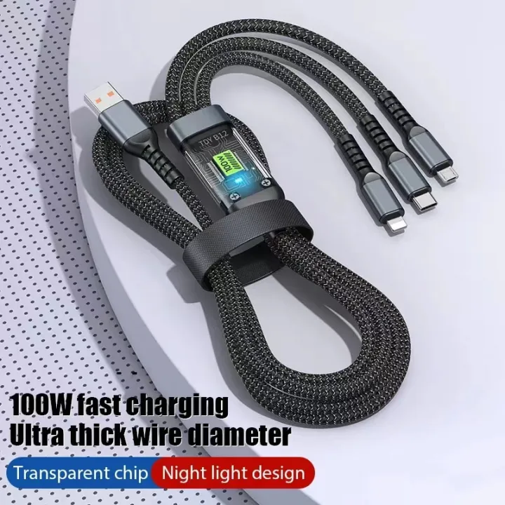 3-in-1%20Transparent%20Luminous%20Fast%20Charging%20Cable%20%E2%80%93%20Universal%20Super%20Fast%20USB%20Cable%20with%20Type-C,%20Micro%20USB%20&%20Lightning%20for%20iPhone%2015/14/13,%20Android%20%E2%80%93%20Glowing%20LED%20Data%20Cable%20for%20Mobile%20&%20Tablets"%20-%20Image%202