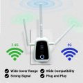 Trifiboost Dual-Band 2.4GHz 5GHz Wi-Fi Extender Boost Extend Wireless Internet Connection. 