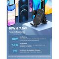 Mpow Qi Wireless Car Charger,10W/7.5W/5W, Auto-Clamping Car Wireless Charger with Power Storage, Air Vent Car Phone Mount, Compatible with iPhone 12/12 Pro/12 Pro Max/Galaxy ect.. 