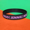 Kpop Idol BLACKPINK JISOO JENNIE ROSE LISA Silicone Bracelet. 