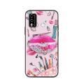 Back Cover Kickstand Phone Case For TCL T-Mobile Revvl V 2021/V 4G Waterproof Cartoon Glitter Skin feel silicone TPU. 