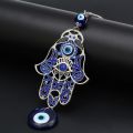 1pc Turkey Blue Evil Eye Key chian Glass Hamsa Hand Charms Wall Hang Keychian Jewelry Fit Women Diy Fatima Hand Gift. 