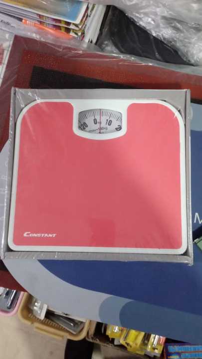 Mechanical Body Weight Scale with Anti-slip Footmat, 150kg Maximum Capacity Machine multicolour