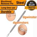 Blackhead Remover Pin Acne Pimple Black Head Pin For Effective Blackhead Removal - Silver. 