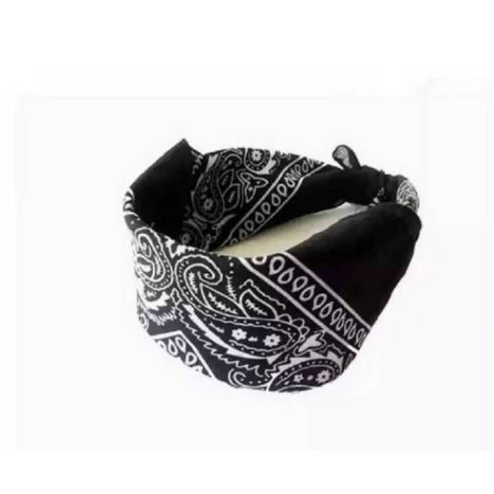 Printed%20Headband/Bandana%20Black%20(Free%20Gift%20Black%20Mask)%20-%20Image%204