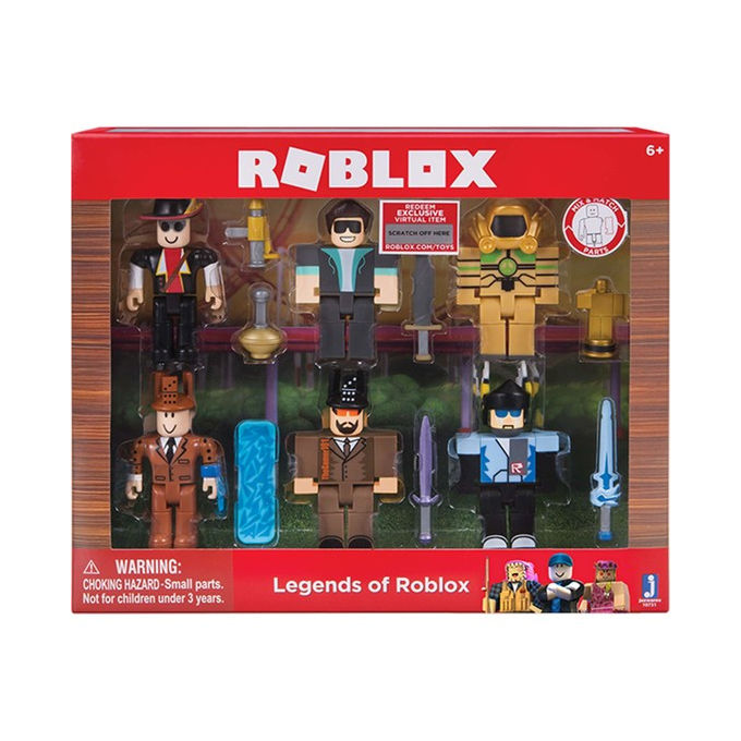 Legends of Roblox 6-Piece Character Set - Famous Roblox Figures for Creative Adventures