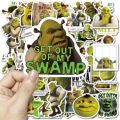 10/50Pcs Cartoon Monster Shrek Stickers Pack Graffiti Suitcase Guitar Skateboard Phone Fridge Disney Stickers Anime Decal Kids. 