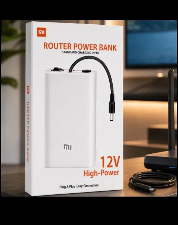 Router Power Bank WiFi Router UPS 12V 9V Supported 6 to 10 Hours Backup ...