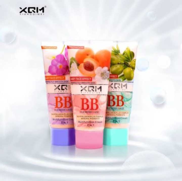 Original XQM BB Cream Green Olives Blemish Base Peach Multifunction 6 in 1 baby face foundation