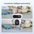 Ezviz 4+4 mp HB90 Dual Kit with Solar Panel Battery Powered Wireless Wi-Fi IP Camera Outdoor Pan/Tilt Security CCTV Camera | AOV Mode 2.0 | Human & Vehicle Shape Detection | Color Night Vision | Weatherproof | Two-Way Talk | Supports Up to 512GB Storage. 