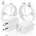 PD20w Fast Charging Cable USB to Type C Lightning IPhone 14 Charger Long Lightning Cable Fast Charging Cord High Speed Data Sync. 