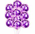 Birthday Decorations Happy Birthday Banner Metallic  Balloon Party Balloons Confetti Balloons Foiled Tassel Garland Star Heart Foil Balloon for Birthday Party birthday girls and boys (Blue). 