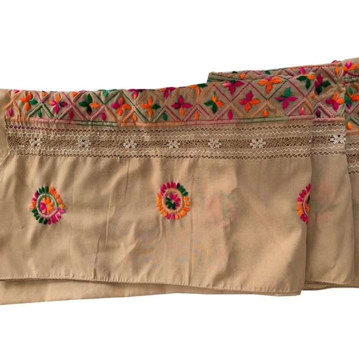 Shawl Ladies Phulkari Karhai Handmade Premium Quality