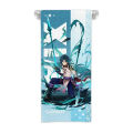 Genshin Impact Furina Hutao Venti Neuvillette Anime Water Absorbing Towel Wash Face and Bath Towel. 