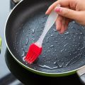 Big Size Pack of 2 Cake Spatula & BBQ Oil Brush Big Size Spatula & BBQ Oil Brush Silicone Acrylic Transparent Spatula Silicone Acrylic Transparent Brush Silicone Brush and Spatula Pair for Baking, Decorating, BBQ. 
