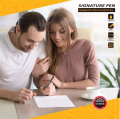 Pack of 12: WBM Signature Pen, High Quality  With Smooth Writing Experience - Black. 