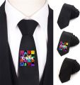 Kids Necktie Anime Chainsaw Man Necktie Boy's Children Necktie Cotton Neck Tie Teenager Neck Tie Halloween Necktie. 