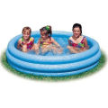 Intex - Crystal Blue Portable Kids Outdoor 3 RIng Inflatable Swimming Pool - 59416 - 4 ft. 