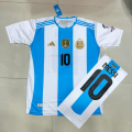 Messi T shirt Argentina Home Copa America 2024 Jersey 3 Star. 