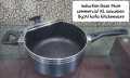 Induction Base Non Stick Saucepan 24cm XL Milk Tea Pan with Handle Heavy Gauge Imported Cooking Pot. 