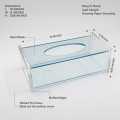 High Quality Acrylic Tissue box holder Modern Design Shape Rectangular For Best Your kitchen And Dining. 