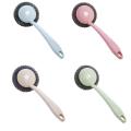 Stainless Steel Wire Ball Brush With Long Handle Kitchen Hanging cleaning brush pan Kitchen Dish handle Washing Tool. 