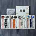 Fendior Couple Smart Watches Set with Wireless Charger and Gift Box. 