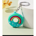 Donuts\ Keychain - Bag Charm keyring - Silicon keychain - keychain for boys - keychain for kids - keychain for girls - keychain for bag - stationary - keychain for car - customized keychain - High quality. 
