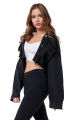 Black Crop Denim Jacket for Women | Premium Quality | Export Denim Stuff |. 