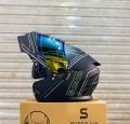 SUPER AIR SP 912 FOR HEAVYBIKE - FLIPUP - DOT CERTIFIED - DUAL VISOR ANTI FOG SHEET SHARK. 