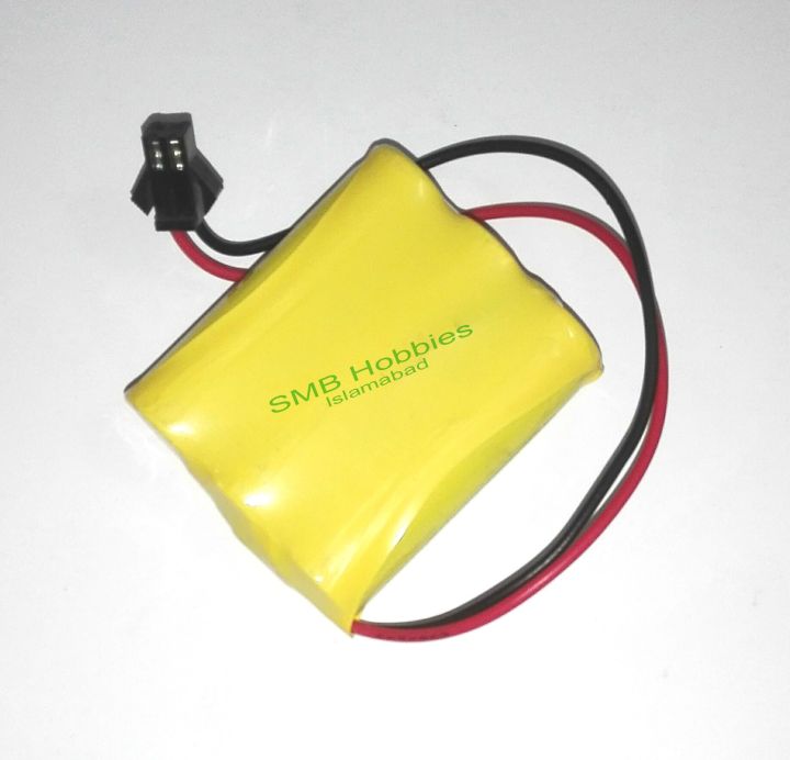 3.6v Rechargeable Battery Pack of AA Size 3 Cells for RC Cars, Toys  SM Connector
