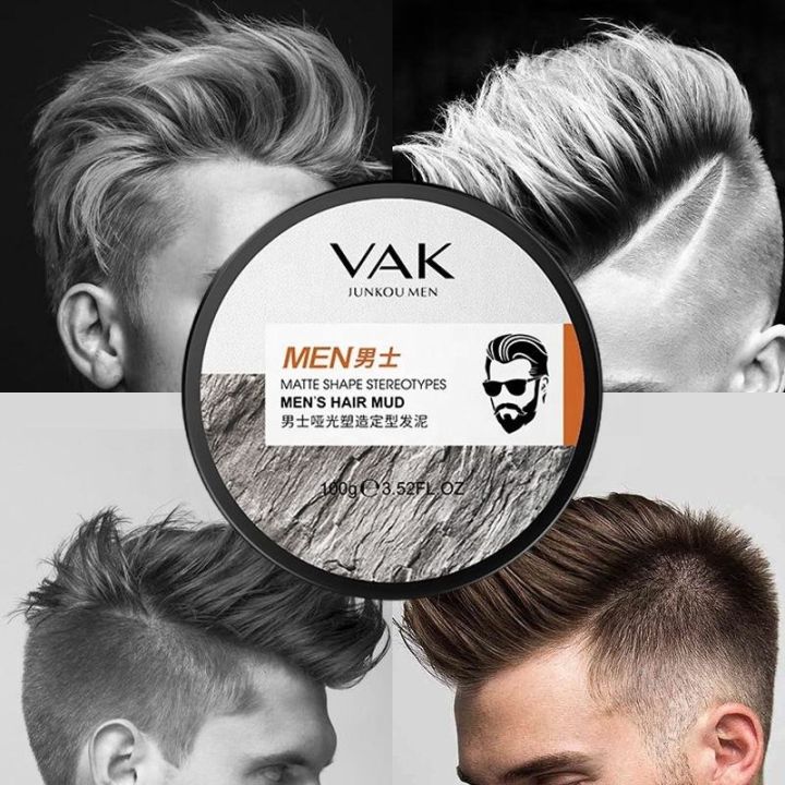VAK%20Matte%20Finished%20Hair%20Styling%20Clay%20Daily%20Use%20Men's%20High%20Strong%20Hair%20Styling%20Wax%20100g%20JK32155%20-%20Image%206
