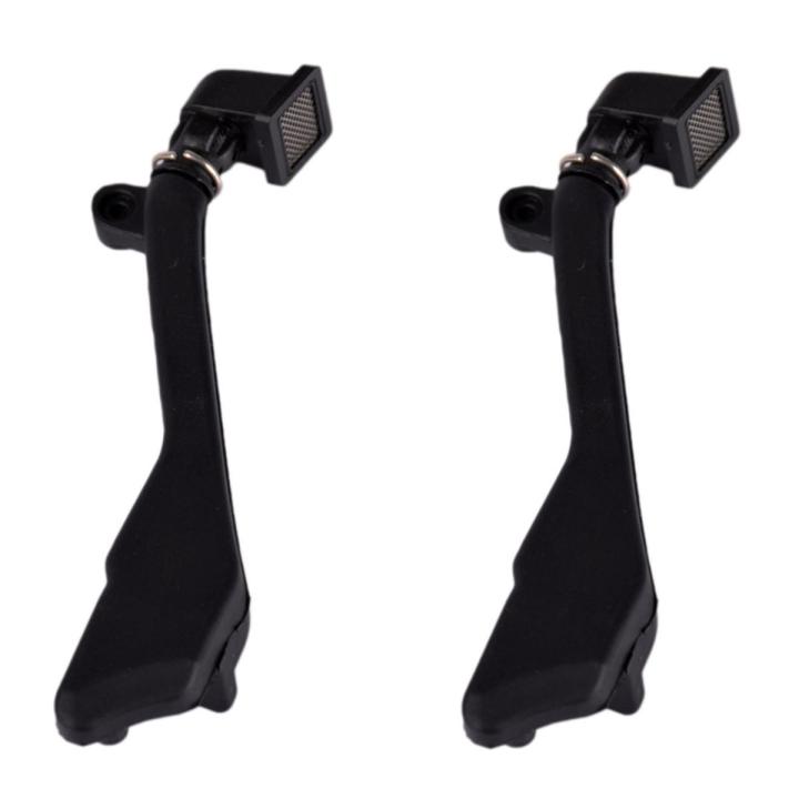 2X Black Rubber Snorkel for 1/10 RC Crawler Car Traxxas TRX-4 Defender TRX4 T4 Accessories
