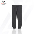 Unisex Charcoal Grey Slim Fit Running Trousers – Casual Gym Wear with Tight Bottoms for Summer. 
