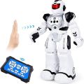 ARANEE RC Robot Toy for Kids, Intelligent Programmable Robot with Infrared Controller Toys, Dancing, Singing, Led Eyes, Gesture Sensing Robot for Kids (Black) UK IMPORT. 