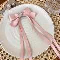 Kawii Star hair clips Trendy Sweetheart Elegant Bowknot hair clips Silk ribbon Cute Girls' hair accessories for Daily wear Party hairstyles School accessories Teenagers Hair styling tools. 