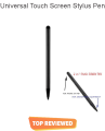 Universal Touch Screen Stylus Pen For Mobiles And Tablets. 