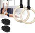 Gymnastic Rings Olympic Rings 1pair Premium Heavy Duty Cross Training Gymnastics Fitness Exercise Rings for Your Home Gym Exercise Rings Workout Crossfit and Strength Training Ring Pull Up Dips Muscle Up. 