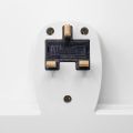 Mscien 3 Way Plug Extension with 2 USB Multiplug Wall Socket Extension with Individually Switches and Neon Indicators 13Amp Exte. 