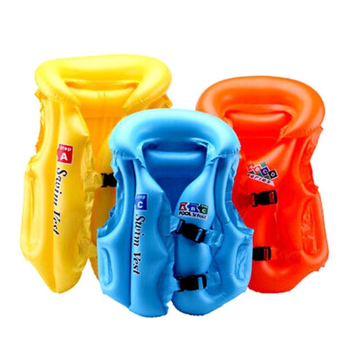 Children Swim West Kids Life Jackets Swimming Aid Inflatable Floating Life Jacket Vest Age 3 To 5 Years And 5 To 7 Years